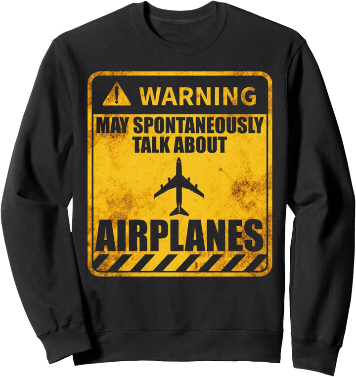 Fliegender Pilot Luftfahrt Aviatik Flugzeug Sweatshirt