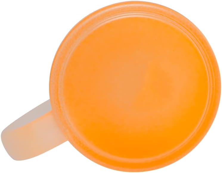 MR.R 11oz Sublimatio Farbbecher aus Glas Sublimation Tasse 6 Stück (Orange), Orange