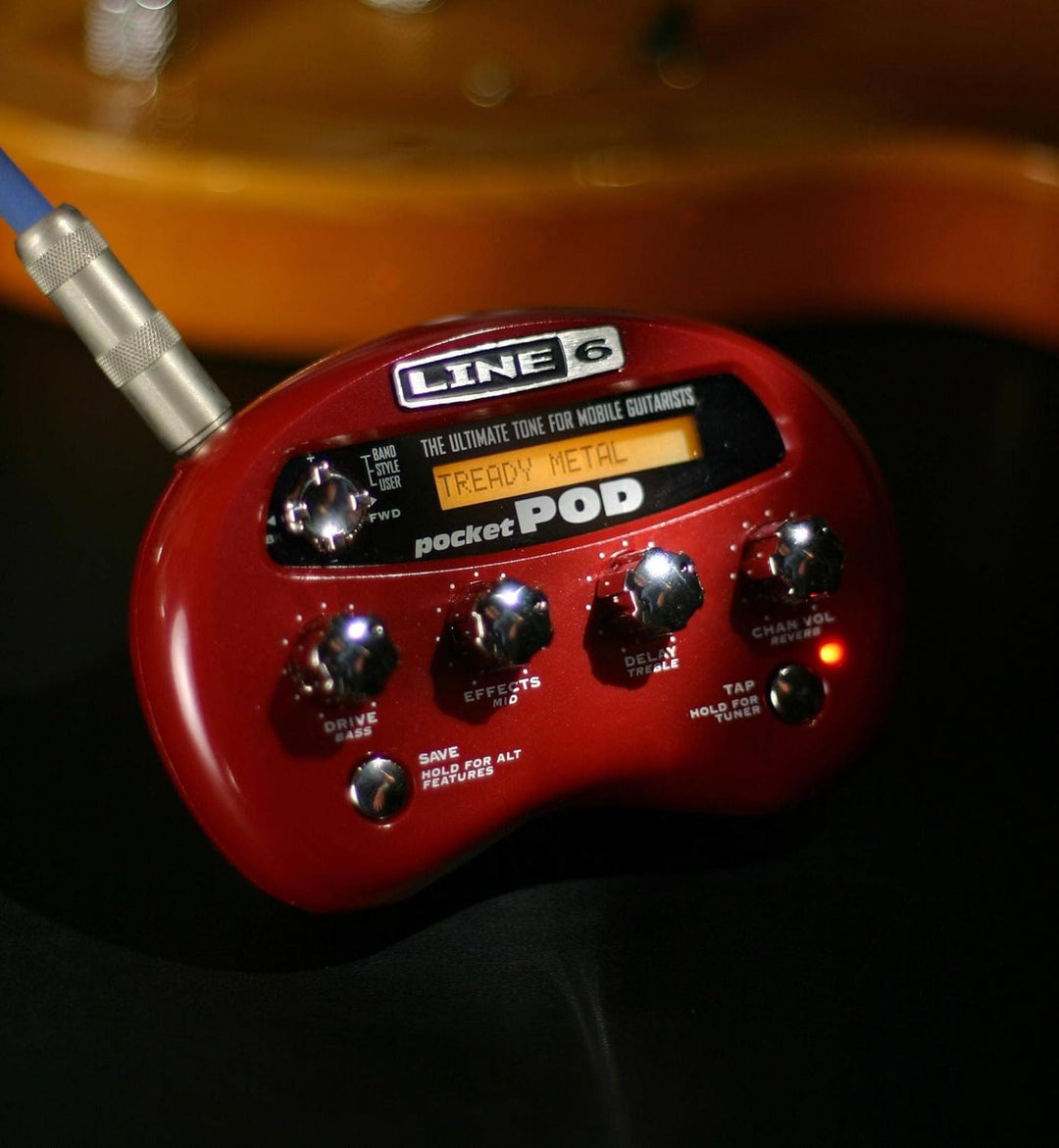 Line 6 Pocket POD Gitarrenprozessor Single, Single