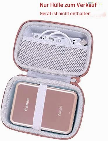 Hart Taschen Hülle für Canon Zoemini / Zoemini S Mobiler Mini-Fotodrucker von Hermitshell (roesegold