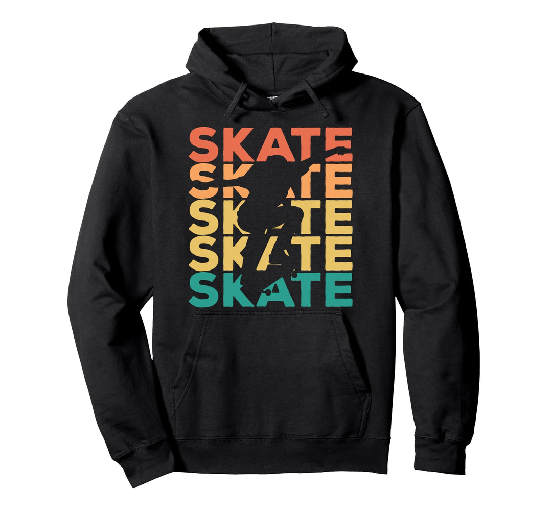 Retro Vintage Skaten Geschenk für Skater & Skateboarder Pullover Hoodie