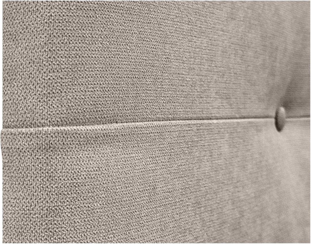 DHOME Kopfteil aus Kunstleder oder Stoff AQUALINE Pro Kopfteil Polsterkopfteil Luxusbett (Stoff Beig