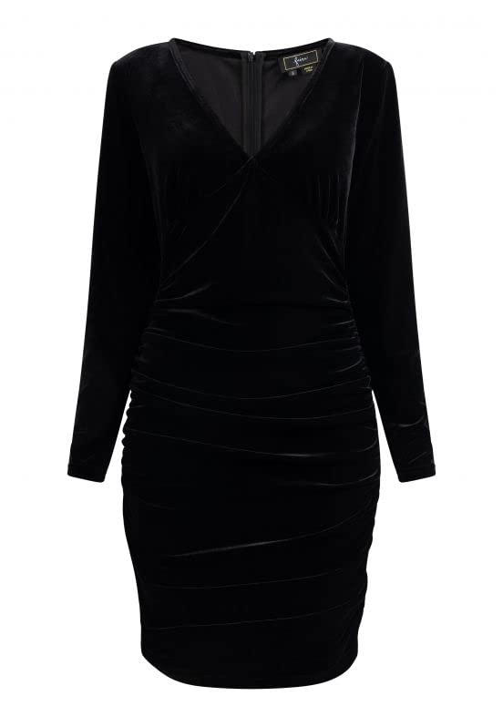 faina Damen Kleid S Schwarz, S Schwarz