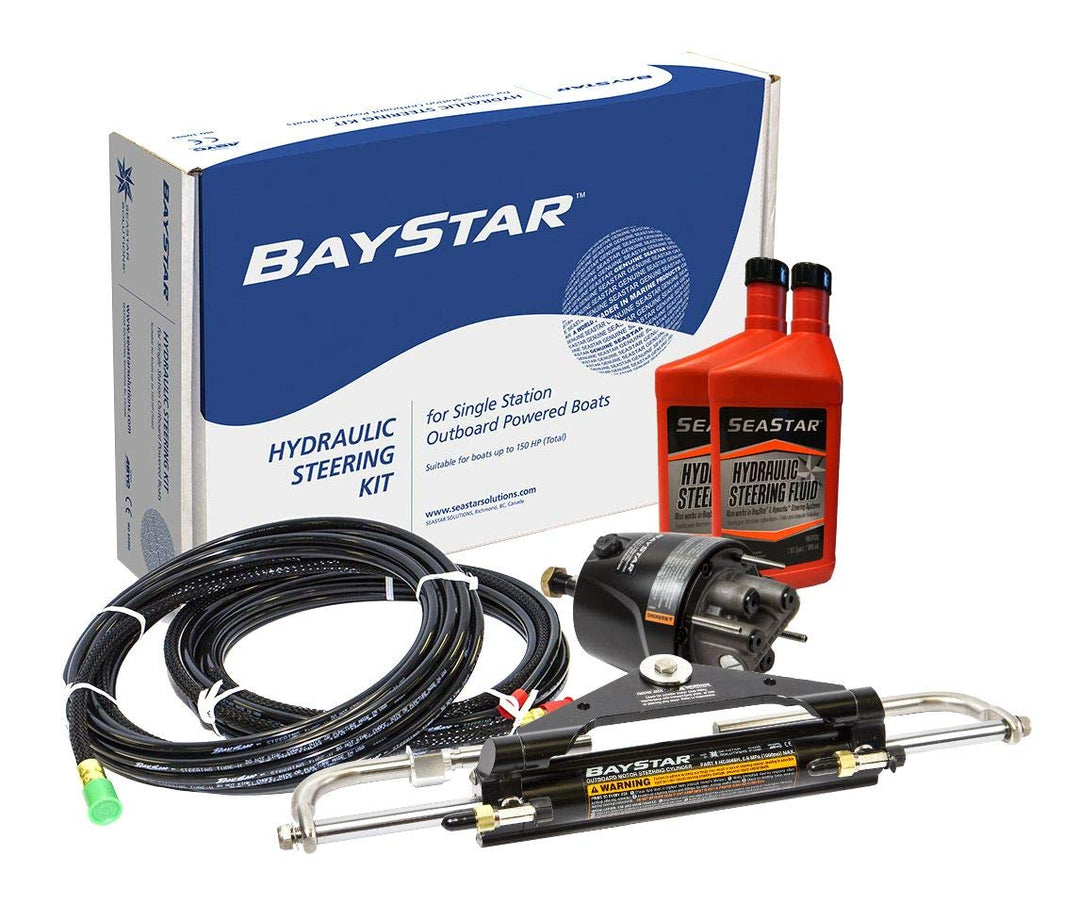 Baystar Hydraulisches Steuersystem Teleflex Fuer Aussenborder Bootssteuerung bis 110kw 150PS Bootsle