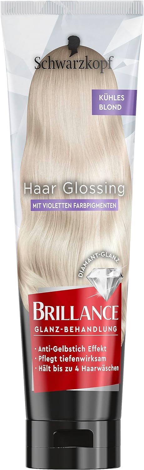 Brillance Glanz-Behandlung, Haar Glossing Kühles Blond (150 ml), temporäre Haarfarbe, die wie eine H