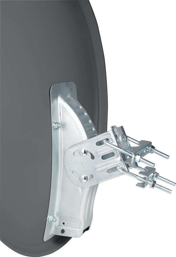 Telestar Digirapid 80 SAT-Spiegel (80 cm Aluminium-Spiegel, vormontierte Masthalterung, 40mm LNB-Hal