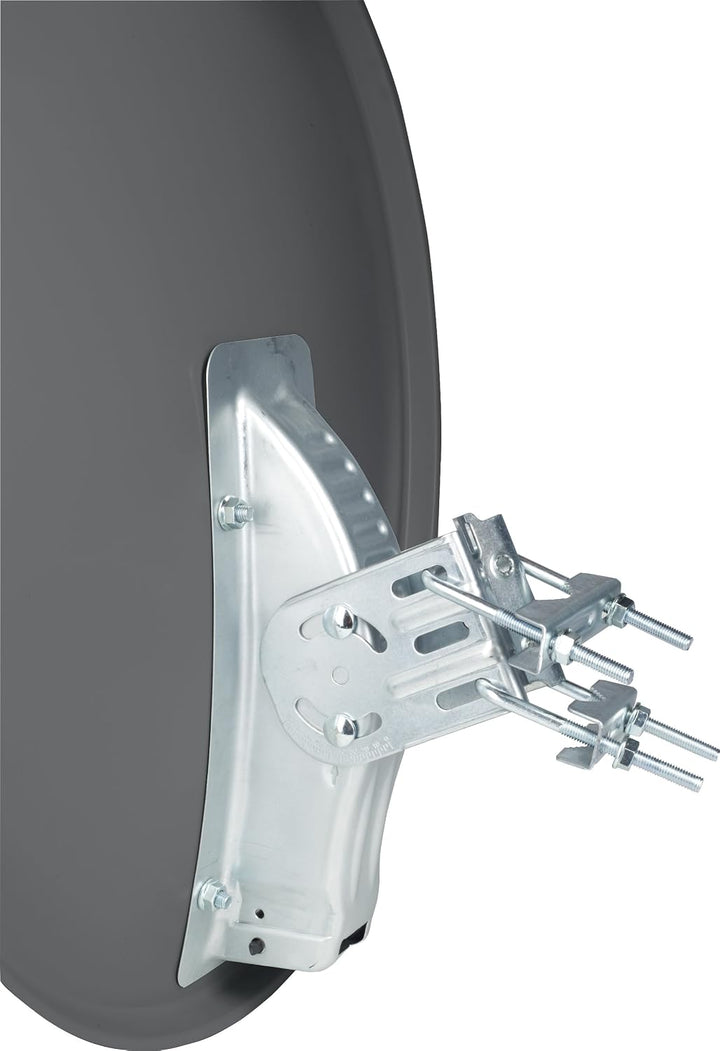 Telestar Digirapid 80 SAT-Spiegel (80 cm Aluminium-Spiegel, vormontierte Masthalterung, 40mm LNB-Hal