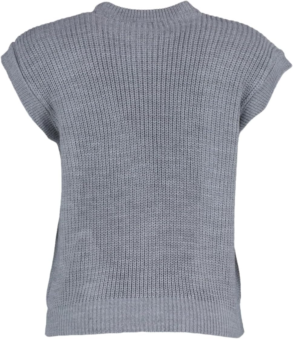 TRENDYOL Damen Patterned Knitwear Sweater, Grau, S EU