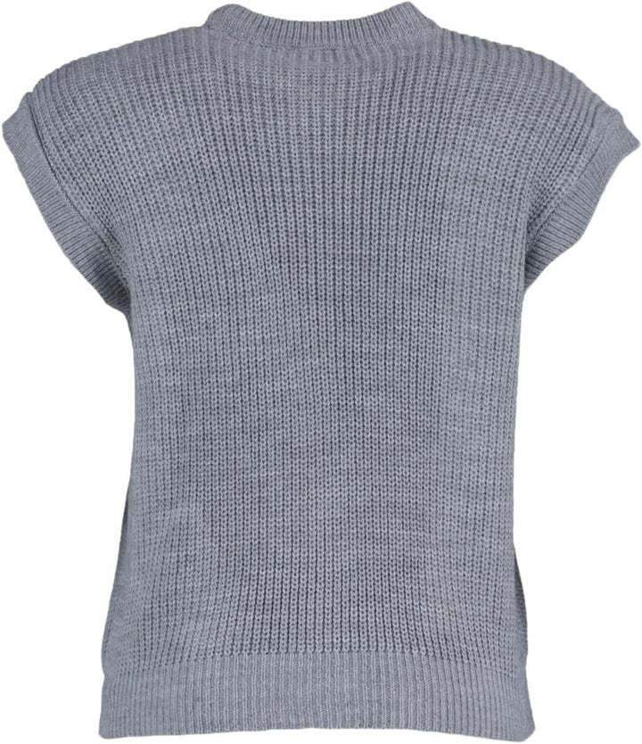 TRENDYOL Damen Patterned Knitwear Sweater, Grau, S EU