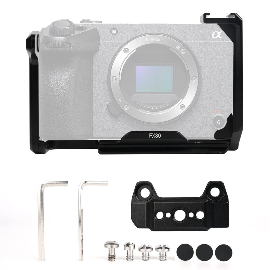 FX30 FX3 Kamerakäfig,FX3 FX30 Käfig mit kaltem Schuh Port für FX3 FX30 Kamera Fall Kamera Rig Kalter