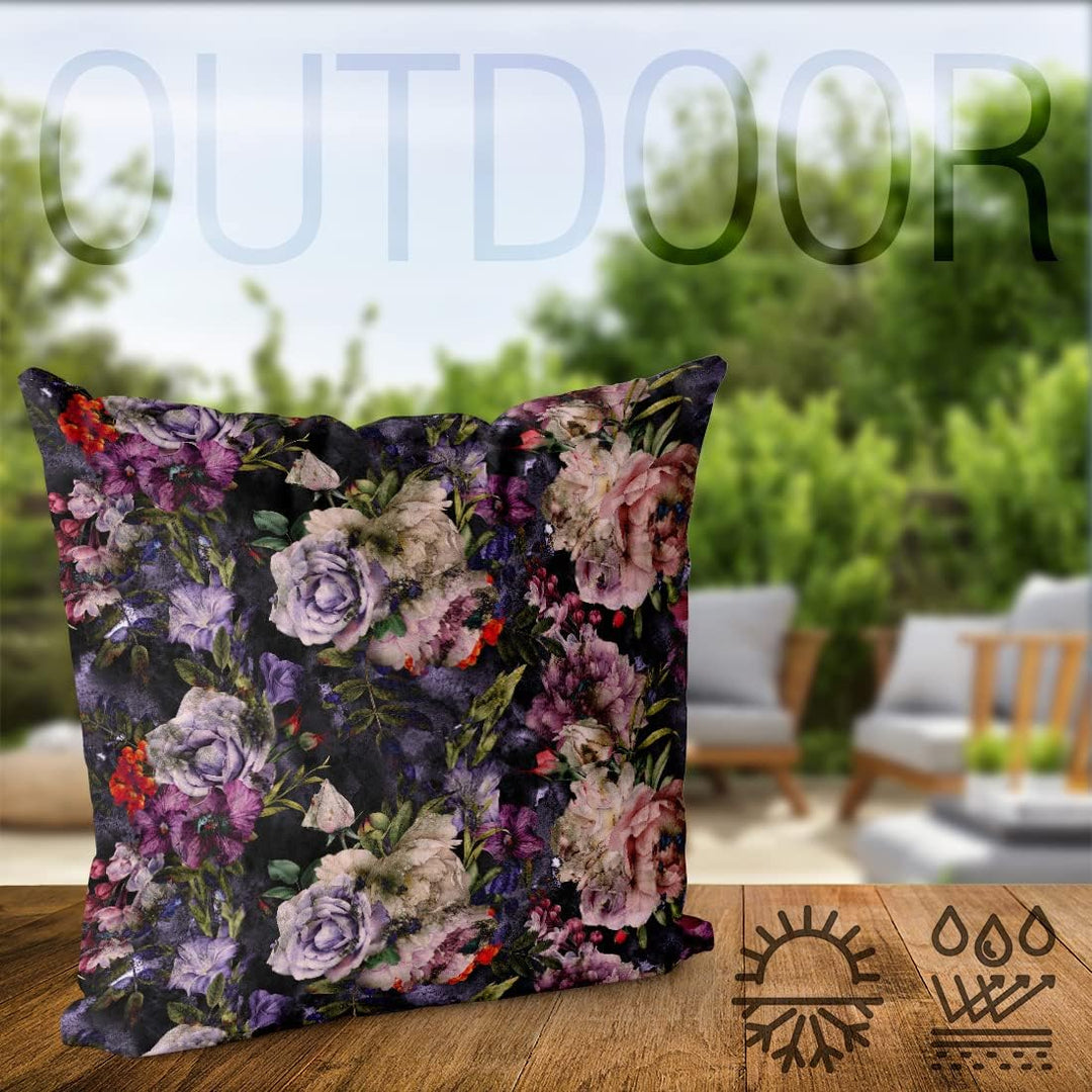 VOID Viktorianisches Blumendekor Kissenbezug Kissenhülle Sofakissen Kissen Deko Outdoor-Kissen Dekok
