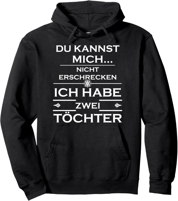 Mädchen Papa Lustiges Eltern Geschenk Vatertag Vater Töchter Pullover Hoodie