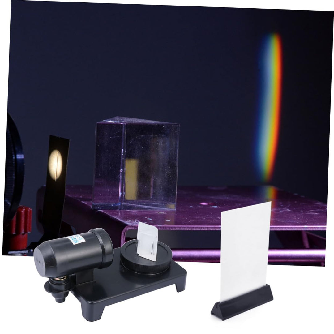 Glas Triple Prisma Dreiecksprisma Optischer Demonstrator Lehrinstrument Für Physikalische Optik Um L