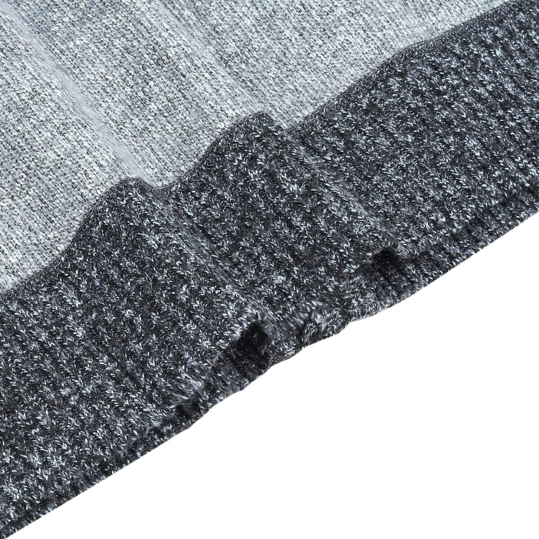 YOUTHUP Herren Strickjacke Frühling Winter Warme Sweatjacke Freizeit Strick Fleecejacke Outdoor Über