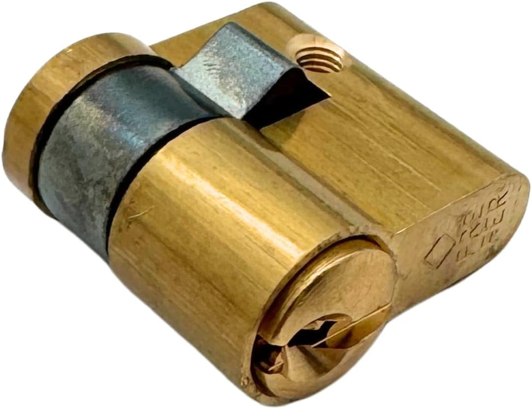 Schwingschloss/Garagenzylinder mit Euro-Profil Achsabstand 60 mm, Griff aus Masse