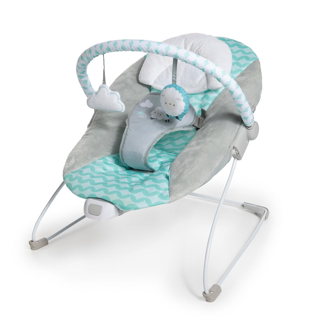 Ity Ingenuity, Bouncity Bounce, Goji, vibrierende Babywippe Deluxe mit abnehmbarer Kopfstütze, 2 Spi