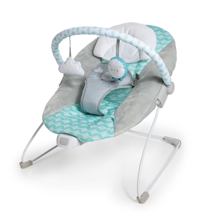Ity Ingenuity, Bouncity Bounce, Goji, vibrierende Babywippe Deluxe mit abnehmbarer Kopfstütze, 2 Spi