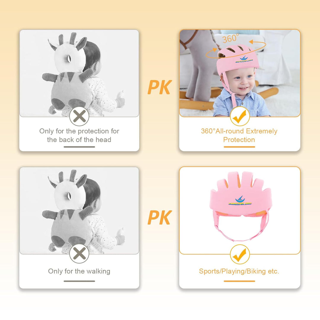 Baby Helm, IULONEE Baby Kopfschutz Helm Krabbelhelme Gehhelme Kopfbedeckung Kleinkind Schutzmütze fü
