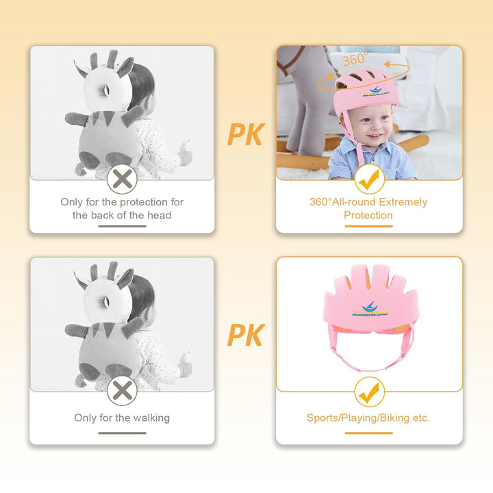 Baby Helm, IULONEE Baby Kopfschutz Helm Krabbelhelme Gehhelme Kopfbedeckung Kleinkind Schutzmütze fü