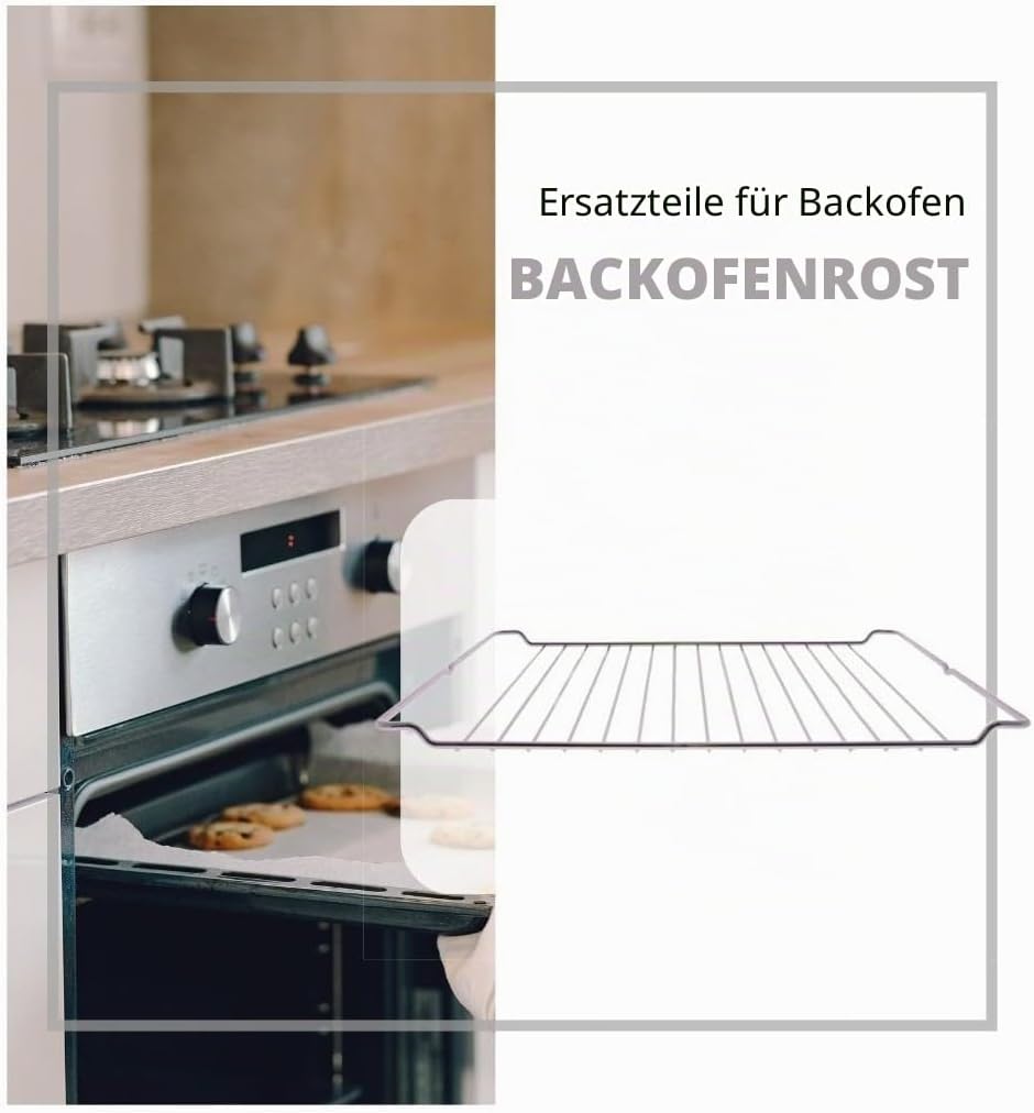 460x370x25 mm Universal Backrost/Backgitter/Ofengitter/Grillrost verchromt passend für BSH - Gruppe: