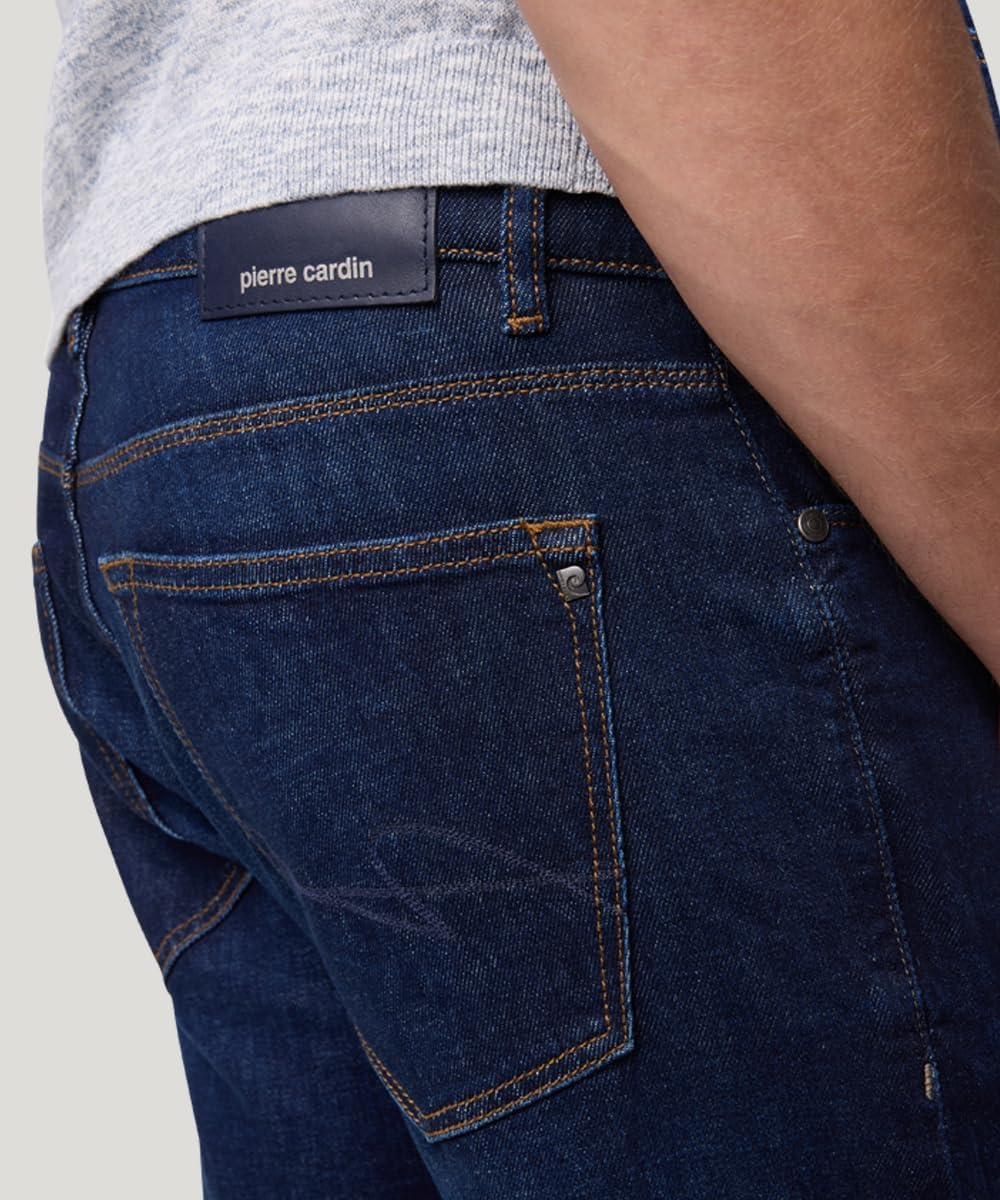 Pierre Cardin Herren Jeans Dijon | Männer Hose | Comfort Fit | Used Washed 30W / 30L Dark Blue Used