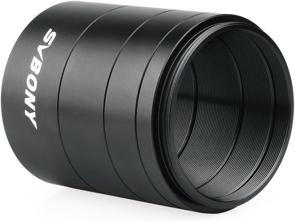 Svbony Verlangerungsrohr Adapter, T2 Metall Telekonverter zur Verlängerung der Brennweite, Teleskopz