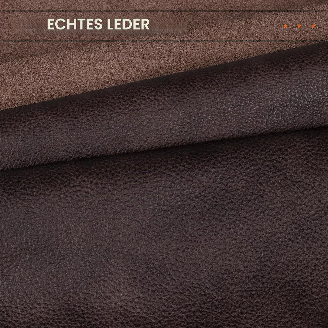 Gexmil Leder Hülle für iPad Pro 12,9 Zoll 6./5./4./3. Generation 2022/2021/2020/2018 Echt Leder Cove