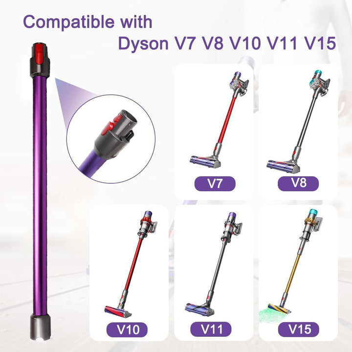 Schnellspannstab, kompatibel mit Dyson V15, V11, V10, V8, V7, Staubsauger-Verlängerungsstange, Verlä