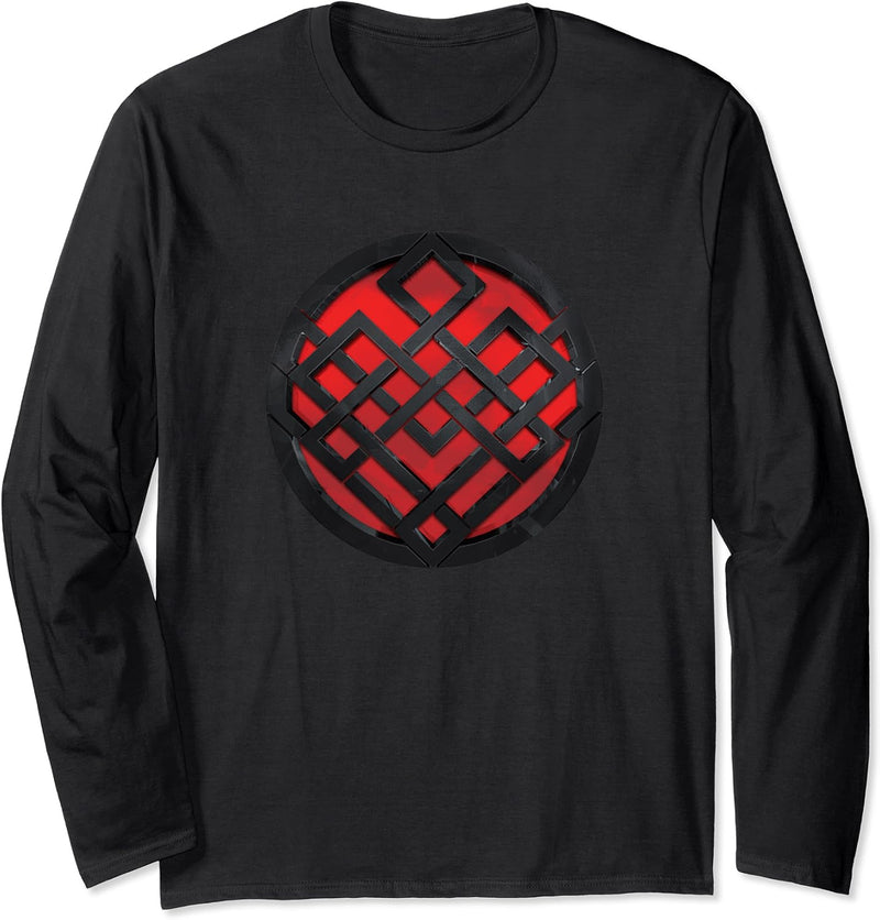 Marvel Shang-Chi and the Legend of the Ten Rings Red Icon Langarmshirt