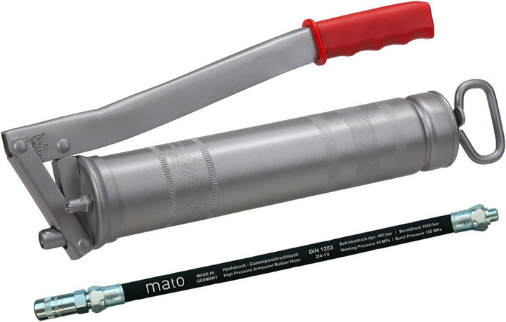 MATO Fettpresse - E 500 mit Schlauch für Fettkartuschen 400g