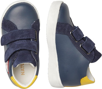 Naturino Baby-Jungen Korey 2 High Vl Gymnastikschuh 21 EU Blau, 21 EU Blau