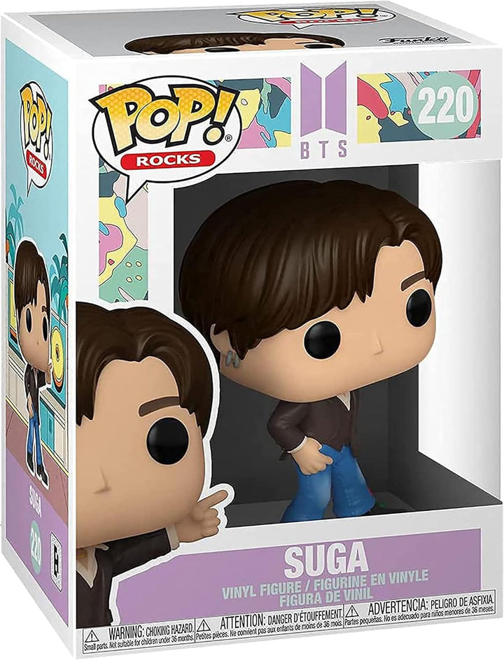 Funko Pop! Rocks: BTS - Dynamite - Suga - Vinyl-Sammelfigur - Geschenkidee - Offizielle Handelswaren