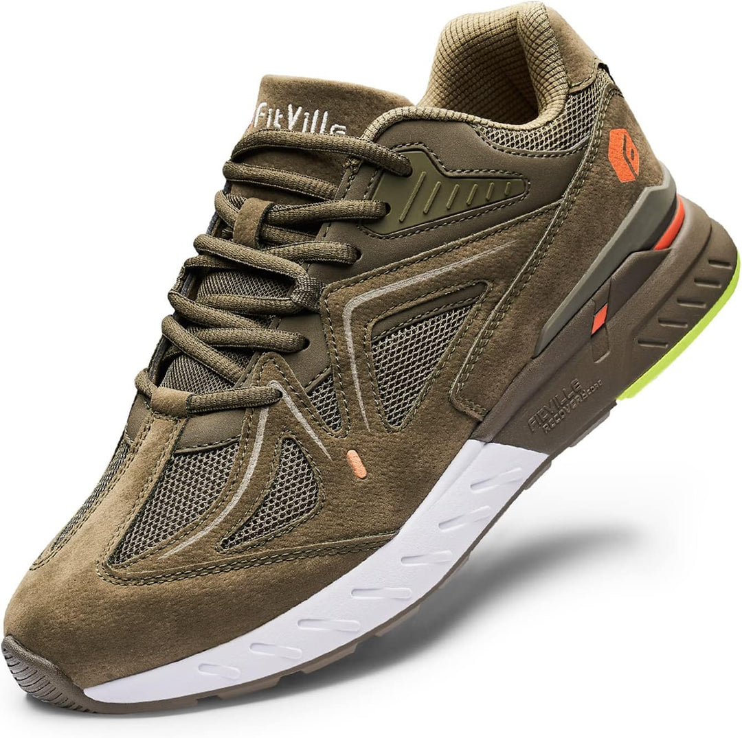 FitVille Laufschuhe Herren Extra Weite Turnschuhe Sportschuhe Breit Fitnessschuhe Bequeme Sneakers S