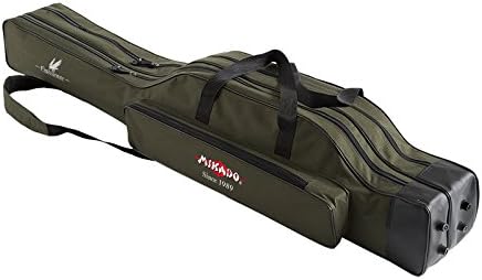 Mikado Rutentasche 2/3 Fächern Rutenfutteral Angeltasche viele Varianten! 1,2-1,6m (150cm/2 Kammern/