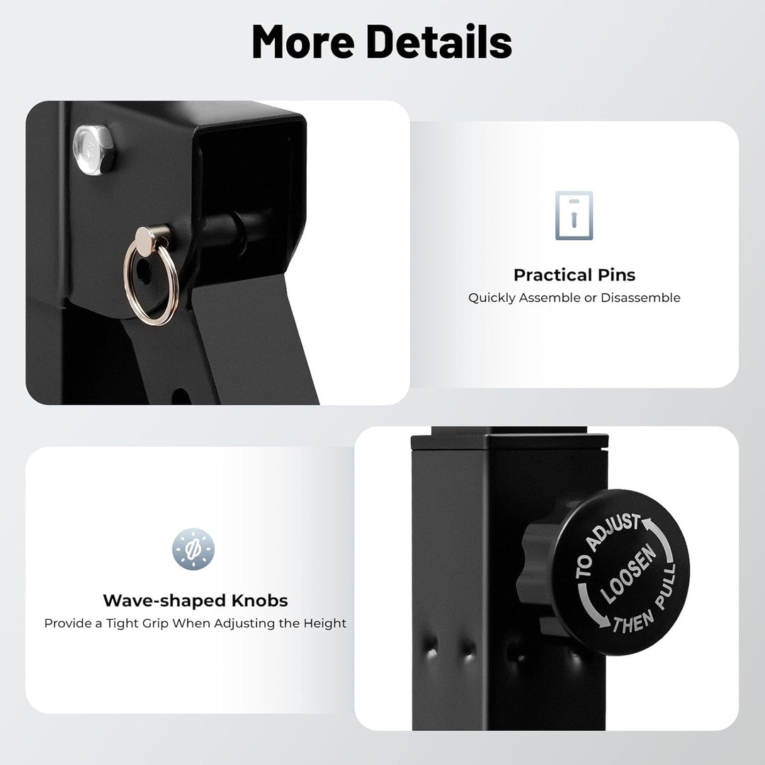 Faltbar Power Tower Klimmzugstange Freistehend Klimzugstange Höhenverstellbar Kraftstation für Zuhau