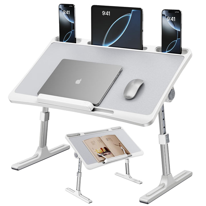Laptoptisch Betttisch,Klappbar Laptop Tisch Höhenverstellbar Lapdesk für Bett Tabletttisch,Laptop St