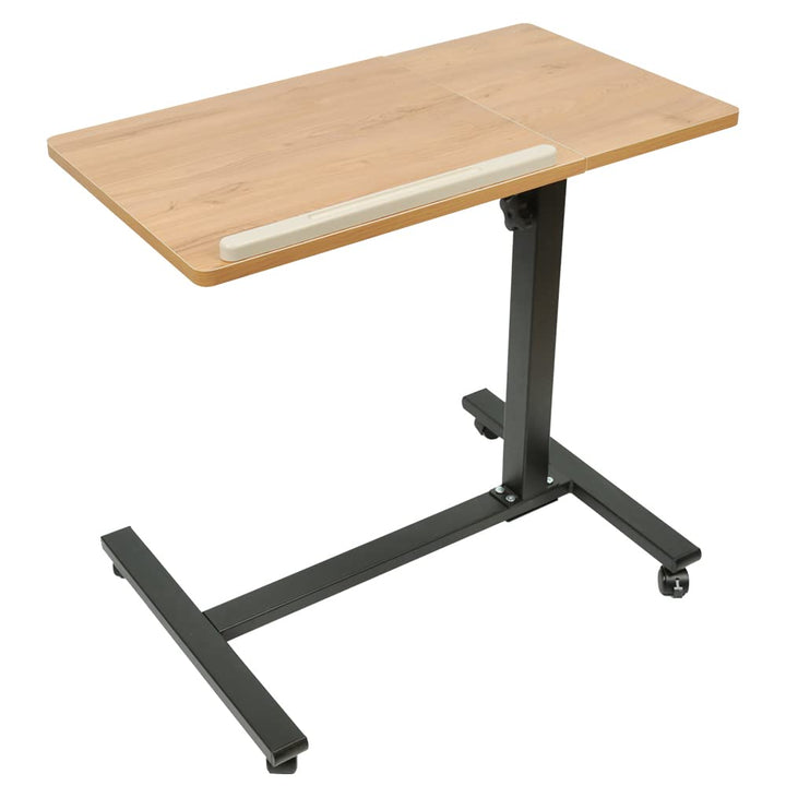 Betttisch mit Rollen, Tisch für Bett, Laptop, Esstisch, Sofa, Bremsen auf beiden Hinterrädern, Bettt