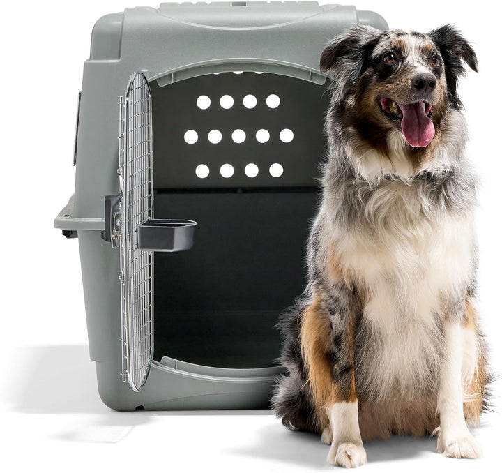 Beeztees 715566 Skykennel Nr 4, 91 x 63 x 68 cm, grau L 64 x B 69 x H 92 cm Mehrfarbig, L 64 x B 69