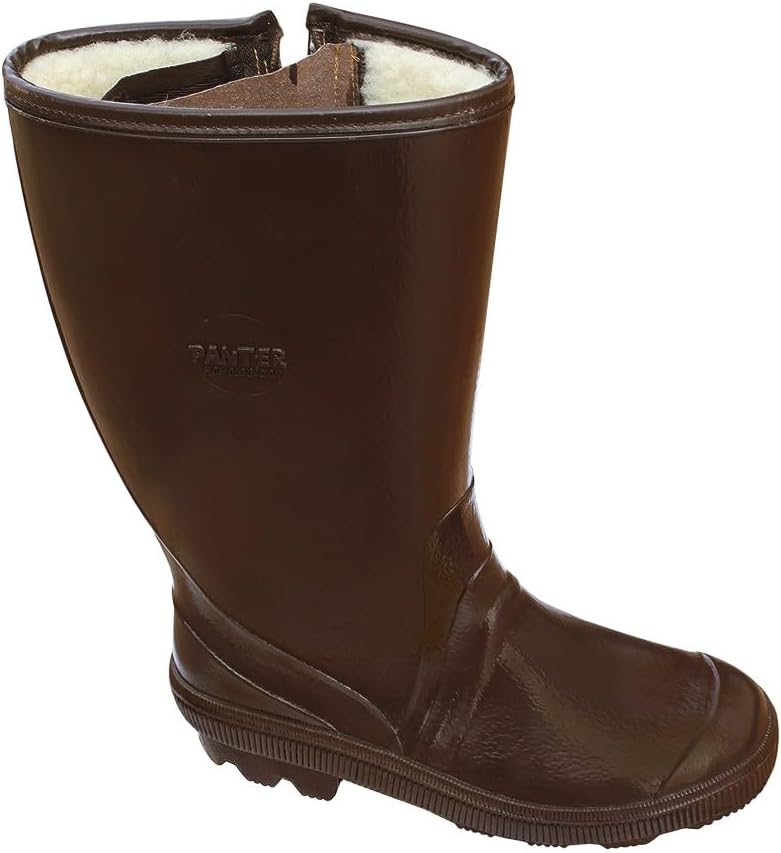 Panter Ingenio 381052727 Gummistiefel Klasse 0 mit Wollfutter Braun Grösse: 42 42 EU Braun, 42 EU Br