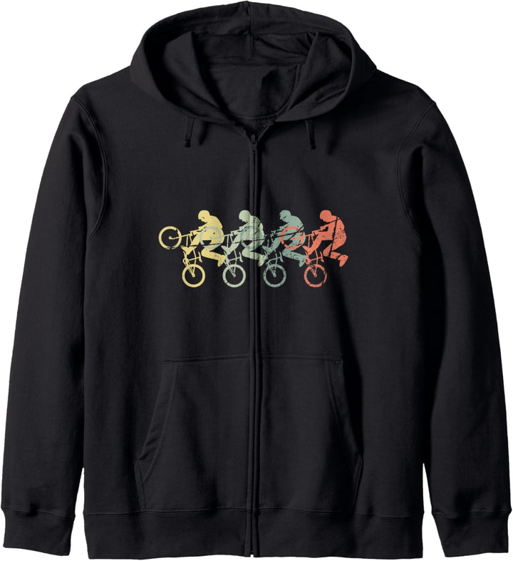 Vintage Retro BMX Geschenk Idee Kapuzenjacke