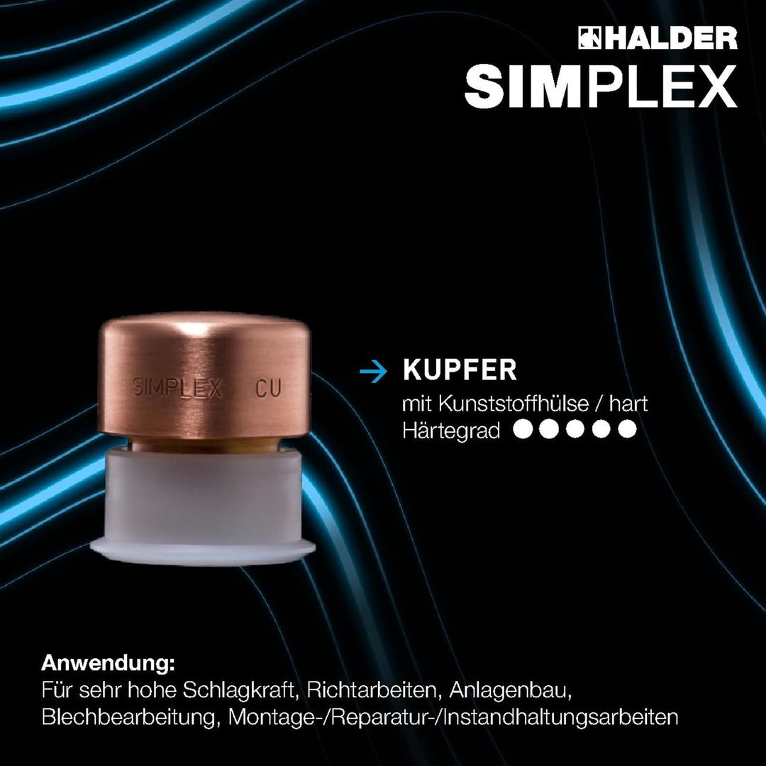 SIMPLEX-Einsatz, Kupfer | D=40 mm | 3804.040 Ø=40 mm, Ø=40 mm