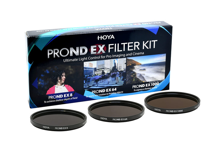 HOYA PRO ND-EX Filter kit Pro ND8/ND64/ND1000 ø49mm 49mm ND8, 64, 1000 Kit, 49mm ND8, 64, 1000 Kit