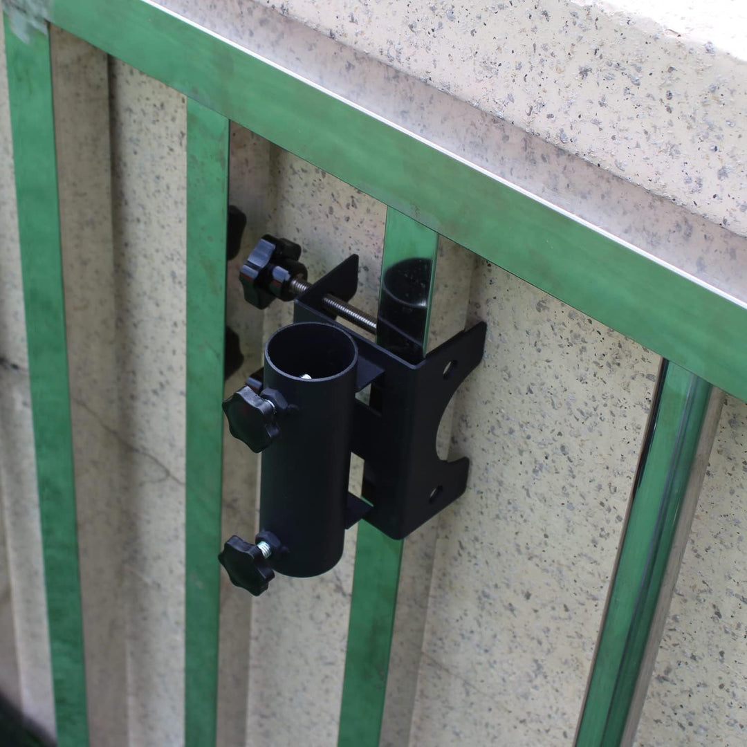 VANROUG Sonnenschirmhalter Terrasse Schirmständer Halterung Schirmständer Feste Clip Schirmklammer f