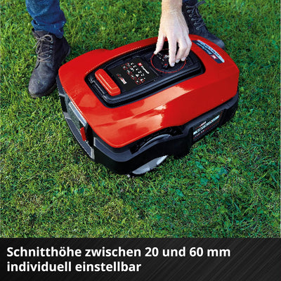 Einhell Mähroboter FREELEXO 1200 LCD BT Power X-Change (Li-Ion, 18 V, Multizonenmäher, Bluetooth App