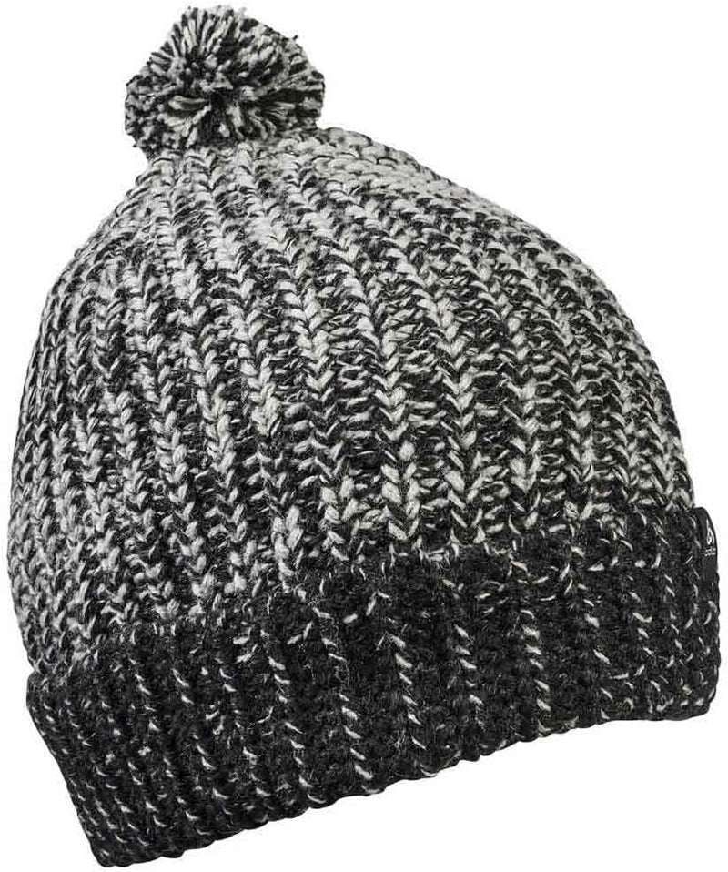 Odlo Unisex Mütze Hat Heavy Knit Einheitsgrösse black - odlo concrete grey, Einheitsgrösse black - o