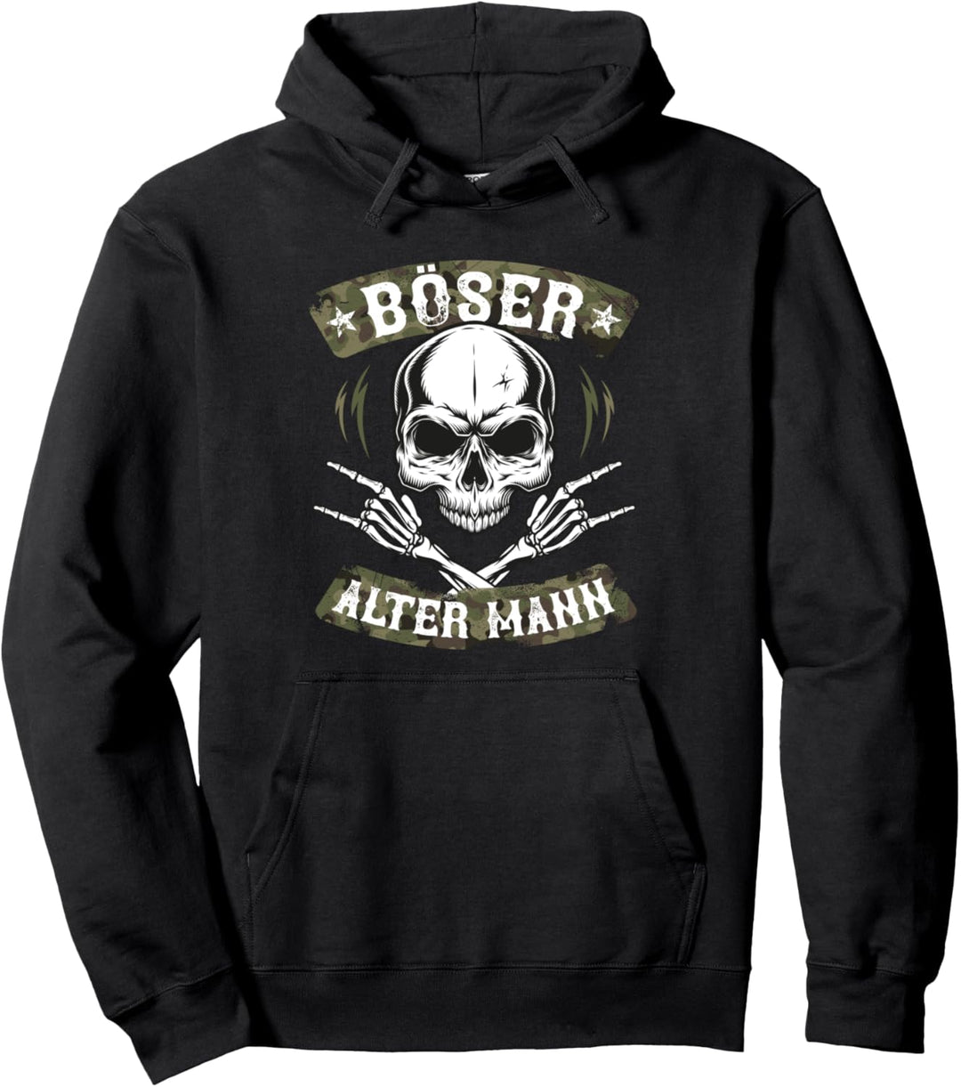 Böser Alter Mann Pullover Hoodie