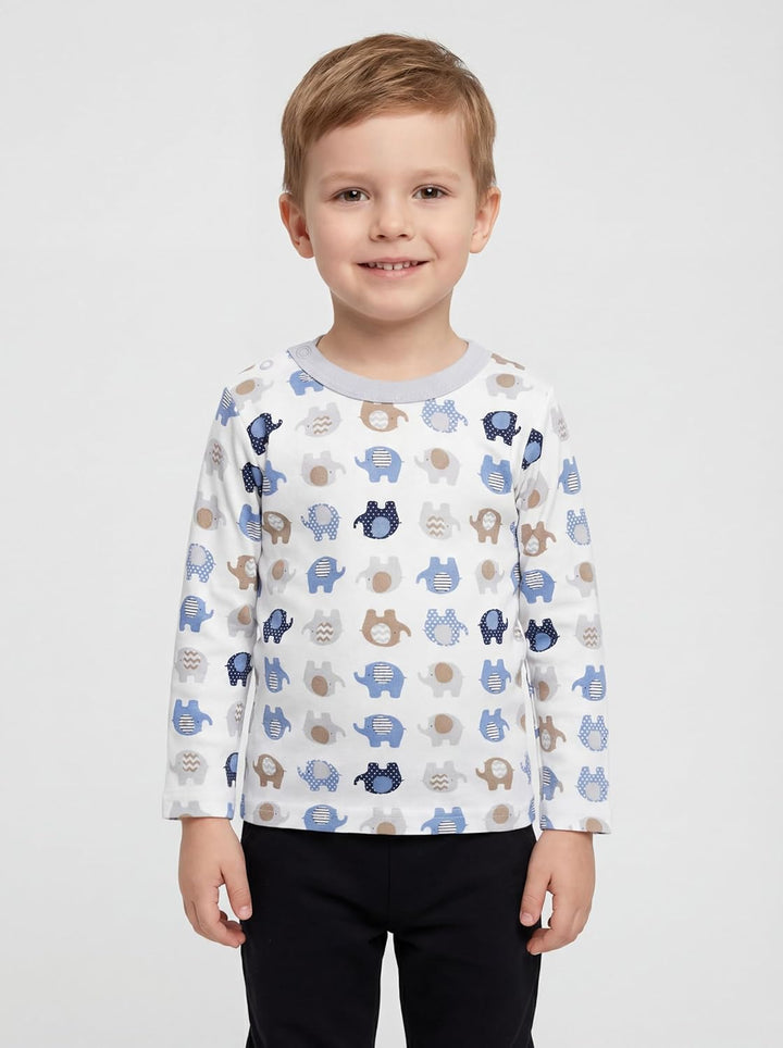 TupTam Baby Jungen Langarmshirt 5er Set 68 Mehrfarbig 10, 68 Mehrfarbig 10