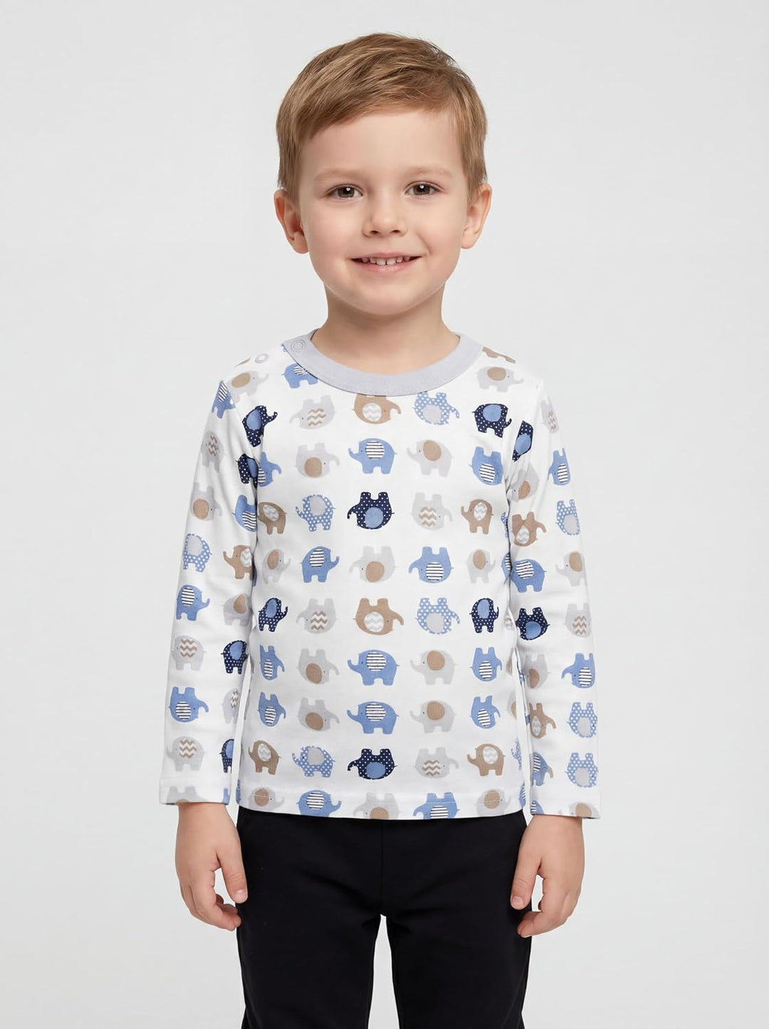 TupTam Baby Jungen Langarmshirt 5er Set 80 Mehrfarbig 10, 80 Mehrfarbig 10