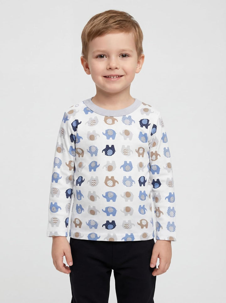 TupTam Baby Jungen Langarmshirt 5er Set 80 Mehrfarbig 10, 80 Mehrfarbig 10