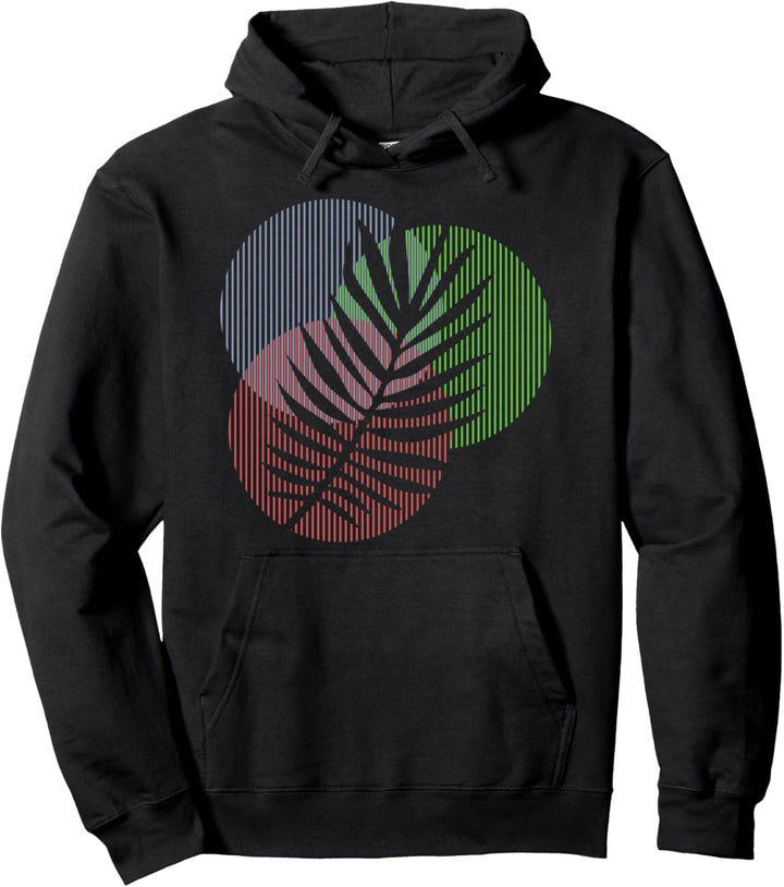 Palme Palmen Natur Sommerferien Meer Strand Sonne Pullover Hoodie
